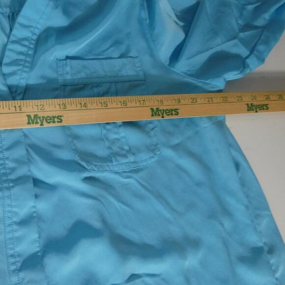 Tommy Hilfiger Women's XL Aqua Tunic Blouse V-Neck Long Sleeves Lightweight - Picture 5 of 7